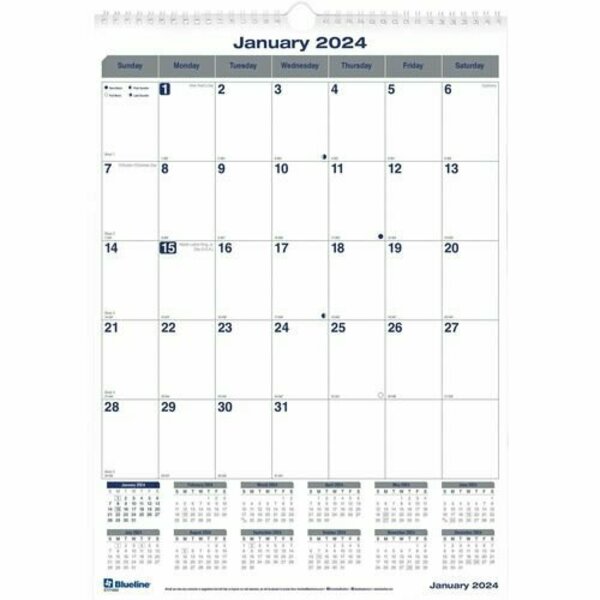 Rediform Office Products CALENDAR, WALL, WH REDC171303